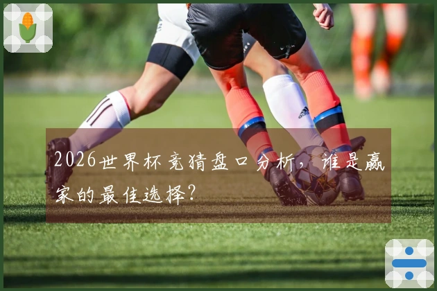 2026世界杯竞猜盘口分析，谁是赢家的最佳选择？